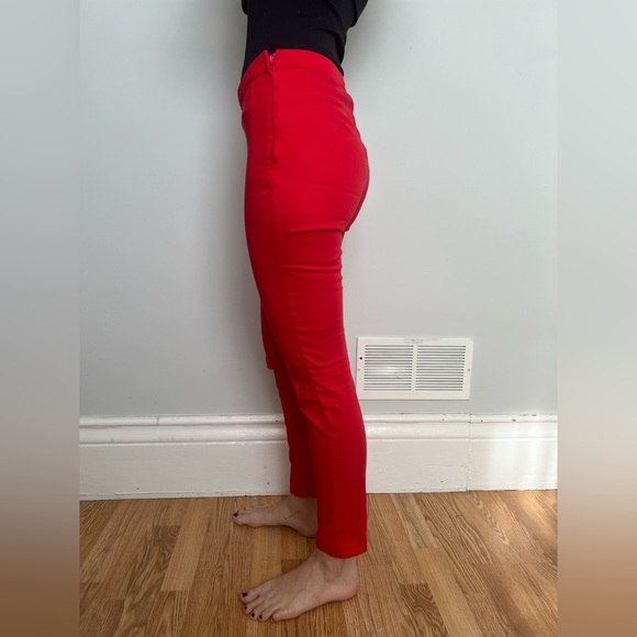 H&M red pants in size 6 or Europe 36. Comfortable and flexible. - Picture 2 of 3
